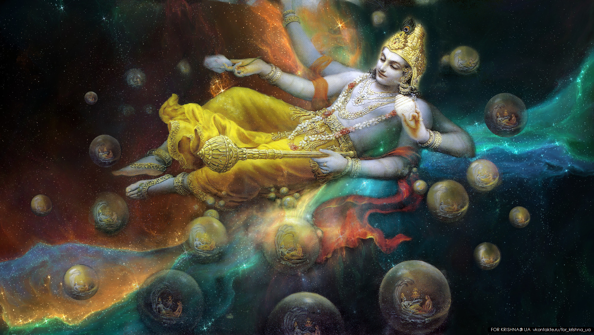 Творение богов. Маха-Вишну Брахма. Маха Вишну Бог. Вишну Кришна Нараяна. Гарбходакашайи Вишну.